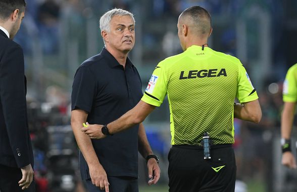 Mourinho, protest contra arbitrilor după înfrângerea cu Lazio: „Au decis acest derby”