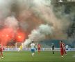 Fanii olteni s-au dat în spectacol în debutul disputei cu Dinamo! Ce s-a întâmplat în tribunele arenei „Ion Oblemenco”