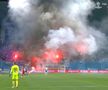 Fanii olteni s-au dat în spectacol în debutul disputei cu Dinamo! Ce s-a întâmplat în tribunele arenei „Ion Oblemenco”