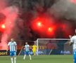 Fanii olteni s-au dat în spectacol în debutul disputei cu Dinamo! Ce s-a întâmplat în tribunele arenei „Ion Oblemenco”