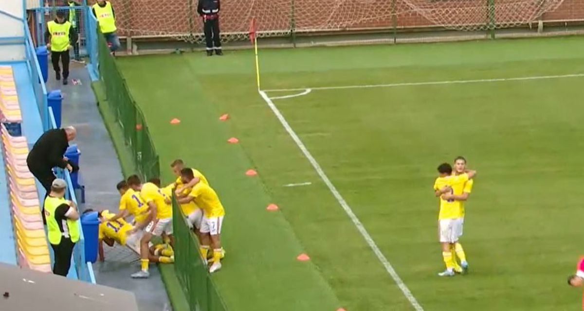 Rareș Burnete, accidentare incredibilă în România U19 - Austria U19