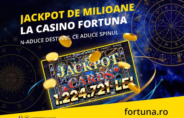 E bine, e foarte bine, cade Jackpotu’ pe tine
