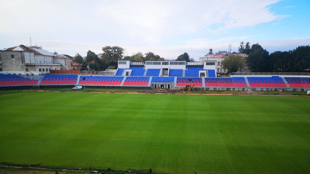 Stadionul din Liga 1 nu poate fi inaugurat după 3 ani și 15 milioane de euro investite » Ultima problemă: apa infiltrată în tribune