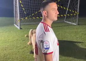 Manolas nu va uita prea curând prezentarea de la Al-Sharjah » Reacție virală, după ce echipa lui Cosmin Olăroiu a adus un leu la ședința foto