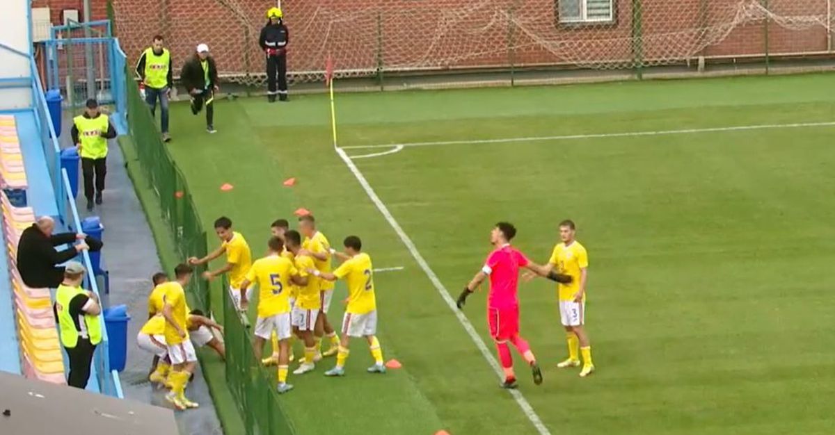 Rareș Burnete, accidentare incredibilă în România U19 - Austria U19