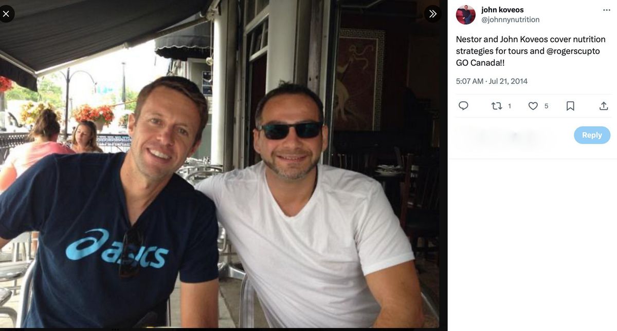 John Koveos, patronul firmei Quantum Nutrition, acuzată de Halep pentru contaminarea unui supliment