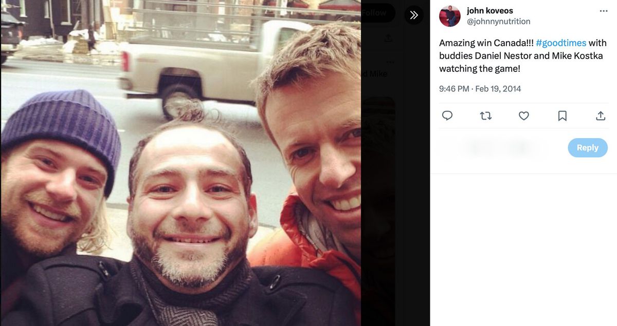 John Koveos, patronul firmei Quantum Nutrition, acuzată de Halep pentru contaminarea unui supliment