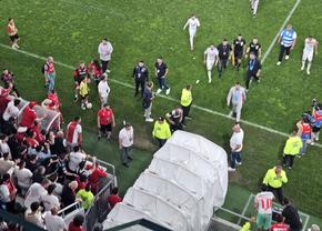 Nu s-a văzut la TV » Haos imediat după Dinamo - Botoșani: ce s-a întâmplat pe „Arcul de Triumf”
