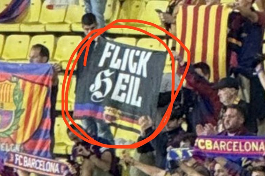 Barcelona, amendată de UEFA din cauza unui banner cu mesaj nazist la meciul cu Monaco » Incredibil ce a apărut în peluză: „Dezgustător și trist”