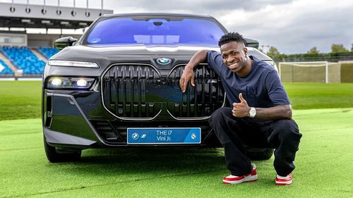 Vinicius jr și-a luat un BMW i7, de 186.650 de euro / Foto: Real Madrid