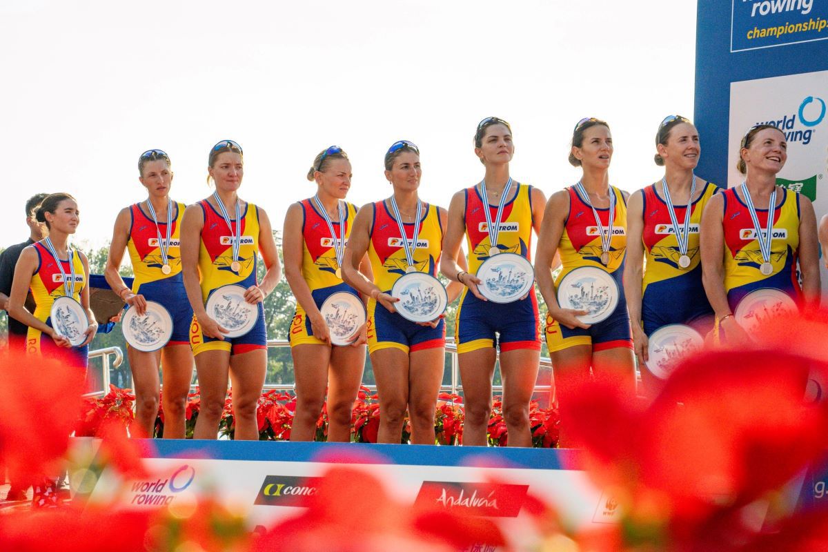 Reacțiile canotoarelor române după argintul mondial dulce-amar de la 8 plus 1: „Nu am crezut că o să-mi fie dor să mi se cânte imnul”