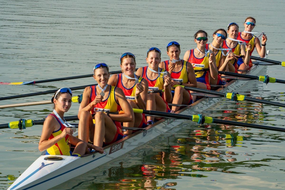 Reacțiile canotoarelor române după argintul mondial dulce-amar de la 8 plus 1: „Nu am crezut că o să-mi fie dor să mi se cânte imnul”