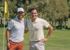 Roger Federer și Rafael Nadal, împreună pe terenul de golf pentru un mesaj important