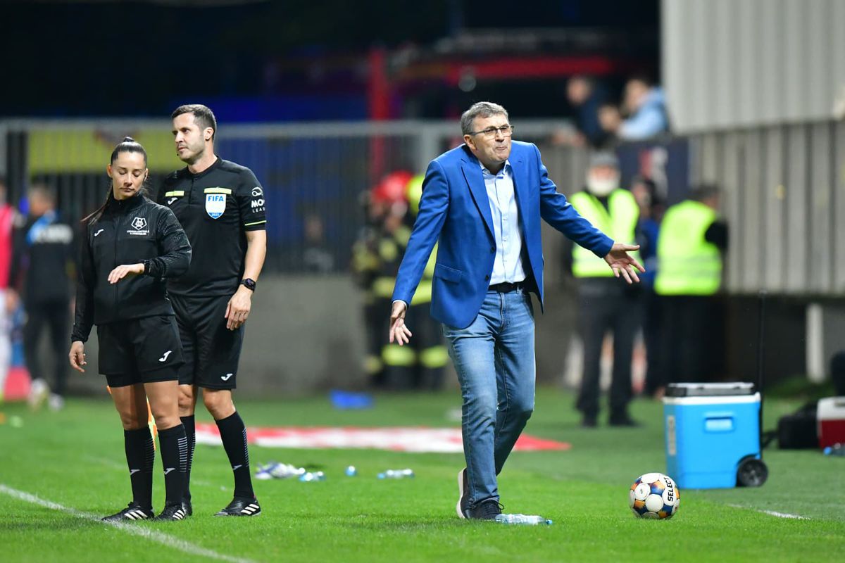 Eugen Neagoe, dialog încins cu Marcel Bîrsan în Petrolul - Rapid