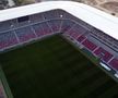 Stadion Ghencea - fotografii cu drona. 27.10.2020