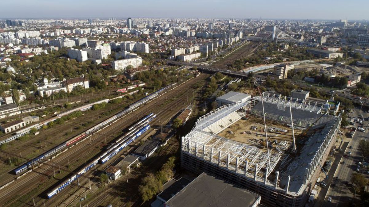 VIDEO + FOTO EXCLUSIV Cum se vede stadionul Rapid de la înălțime » Imagini tari din dronă