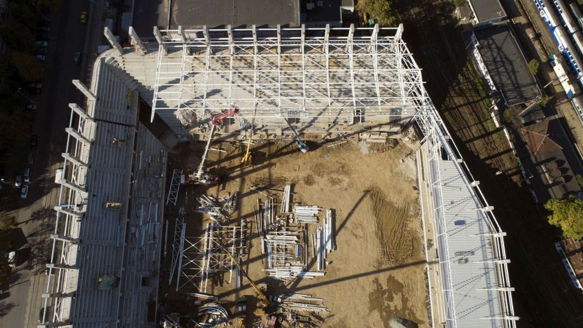 VIDEO + FOTO EXCLUSIV Cum se vede stadionul Rapid de la înălțime » Imagini tari din dronă