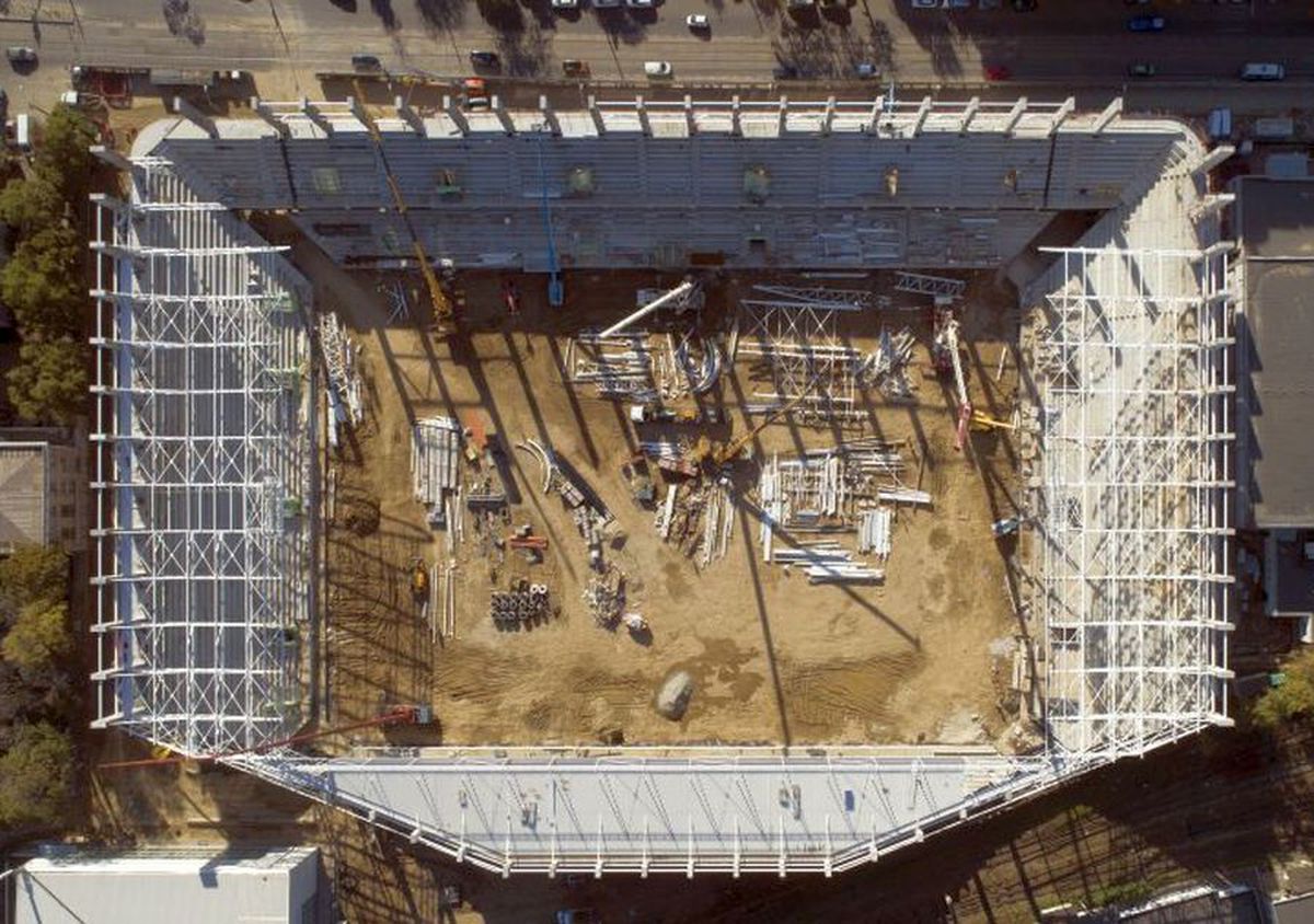 Stadion Giulești - „Valentin Stănescu” - fotografii cu drona. 27.10.2020