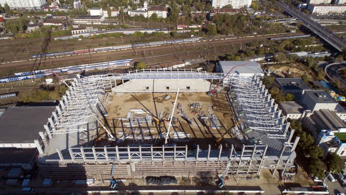 Stadion Giulești - „Valentin Stănescu” - fotografii cu drona. 27.10.2020