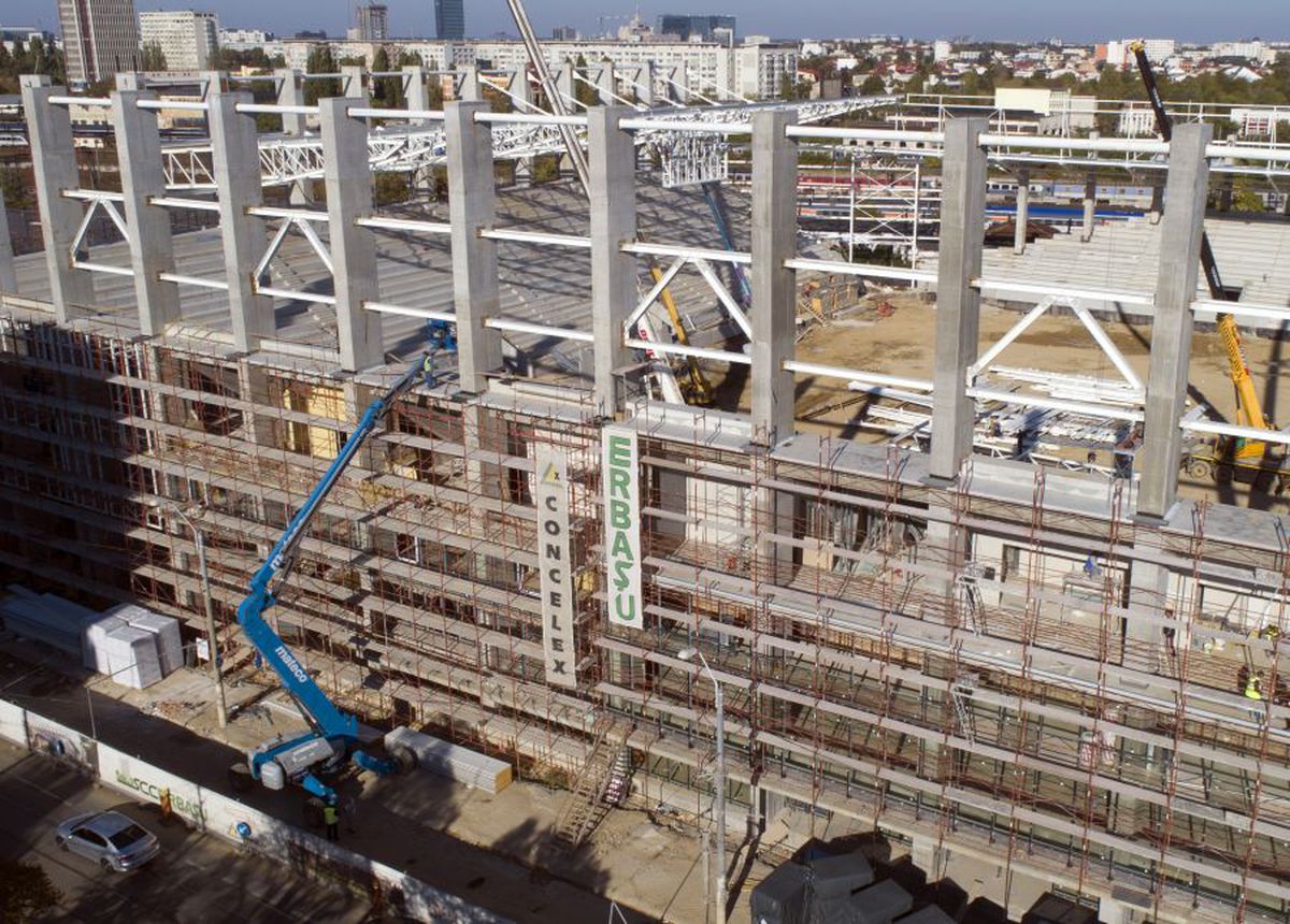 VIDEO + FOTO EXCLUSIV Cum se vede stadionul Rapid de la înălțime » Imagini tari din dronă