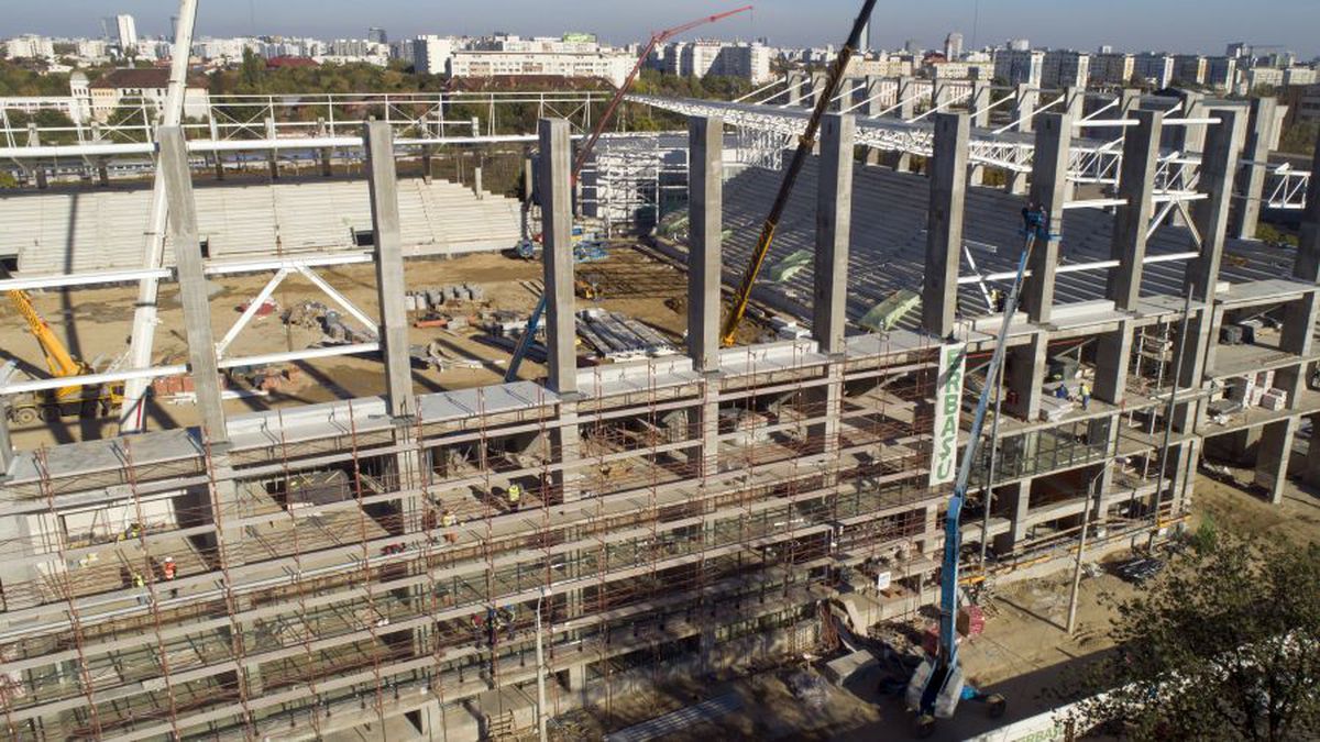 Stadion Giulești - „Valentin Stănescu” - fotografii cu drona. 27.10.2020