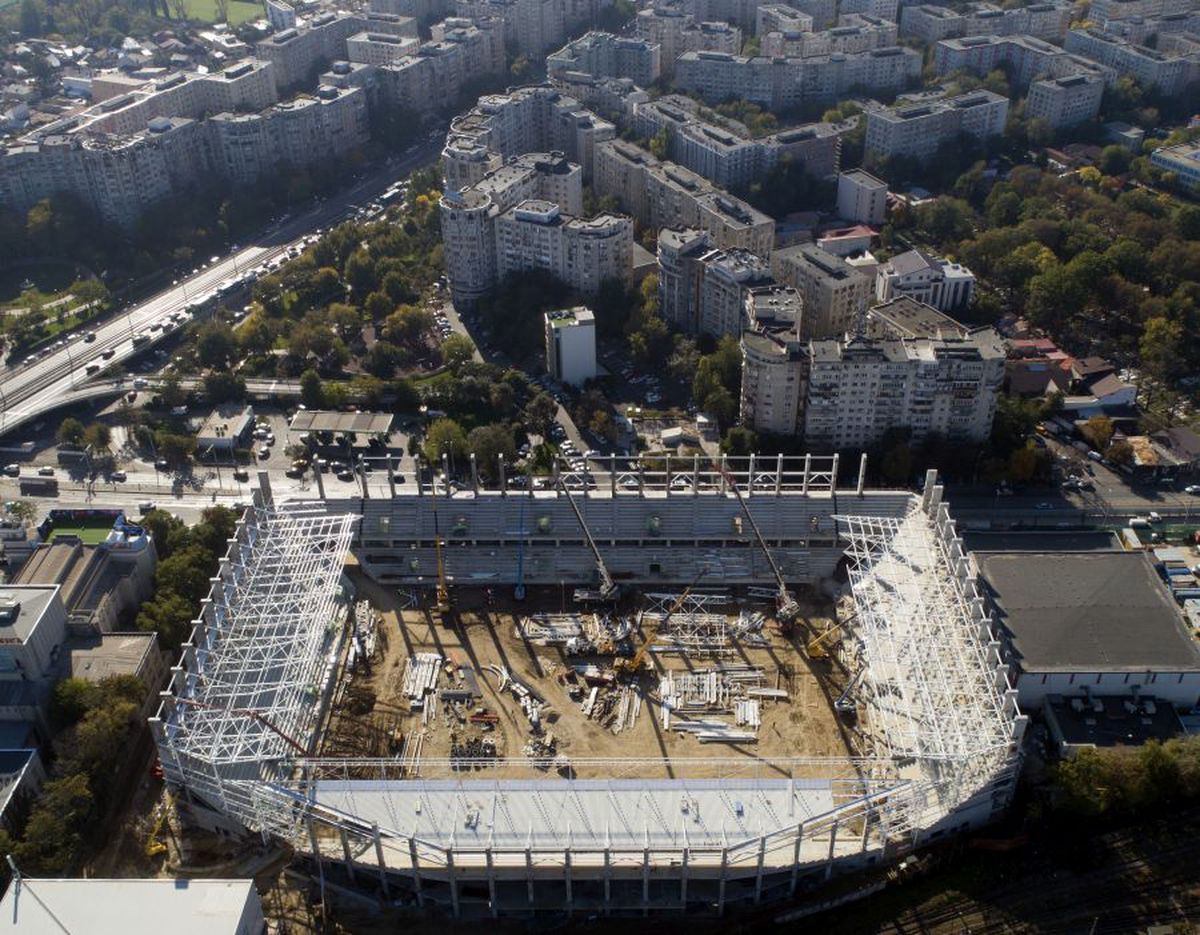 VIDEO + FOTO EXCLUSIV Cum se vede stadionul Rapid de la înălțime » Imagini tari din dronă