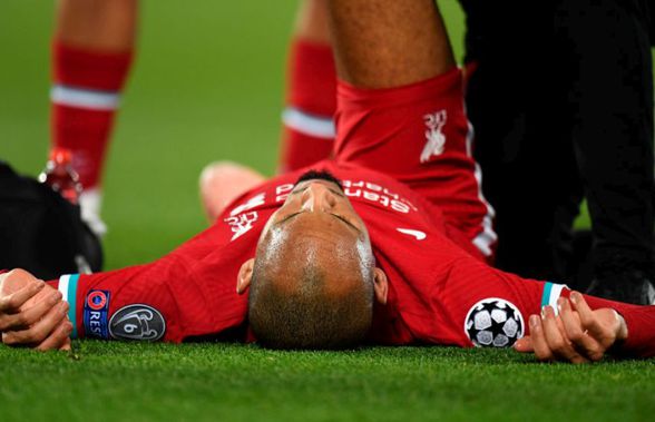 FOTO Ghinion pentru Liverpool! S-a accidentat încă un titular » Apărarea lui Klopp, în piuneze