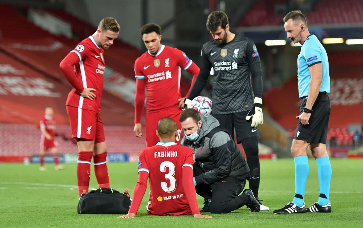 Fabinho  s-a accidentat în Liverpool - Midjylland