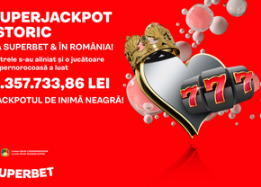 SuperJackpotul istoric Superbet de peste 1 milion de euro s-a câștigat!