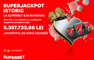 SuperJackpotul istoric Superbet de peste 1 milion de euro s-a câștigat!