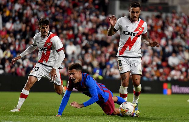 Barcelona, aruncă prosopul! Catalanii pierd și cu Rayo și ocupă un loc rușinos în La Liga