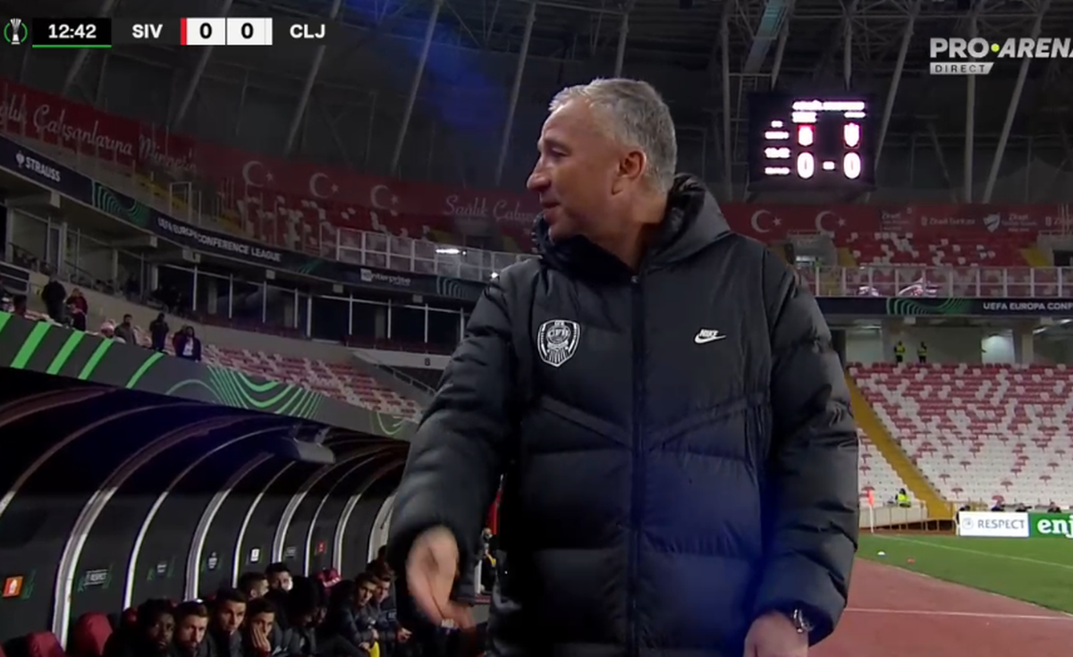 Dan Petrescu, surprins în timpul meciului Sivasspor - CFR Cluj: „Ăsta ce caută aici?”
