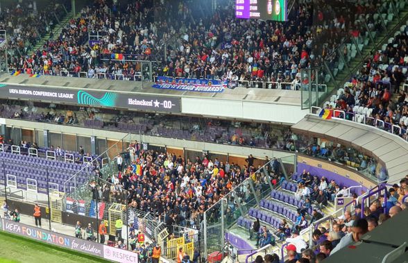 Cu Diaspora la atac » Atmosfera făcută de fanii FCSB în Belgia + Nu au uitat de războiul cu CSA Steaua