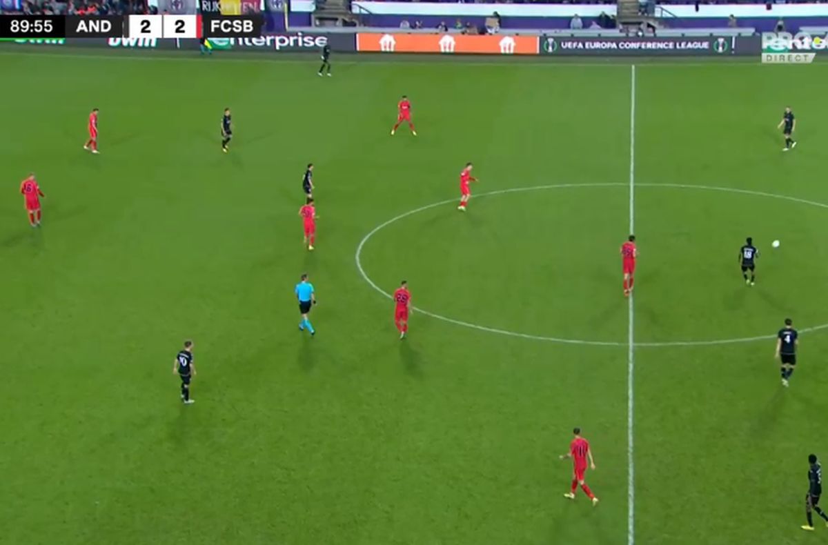 De neînțeles: FCSB putea rămâne în lupta pentru calificare, dar n-a mai atacat după 2-2!