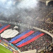 Scenografia FCSB-ului la derby-ul cu Rapid, foto: GSP