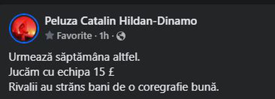 După rapidiști, și dinamoviștii au râs de FCSB înaintea derby-ului din Cupa României: „Jucăm cu echipa 15 £”