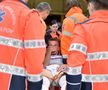 Șumudică l-a forțat și s-a accidentat în FCSB - Rapid » A fost preluat direct de personalul de pe ambulanță