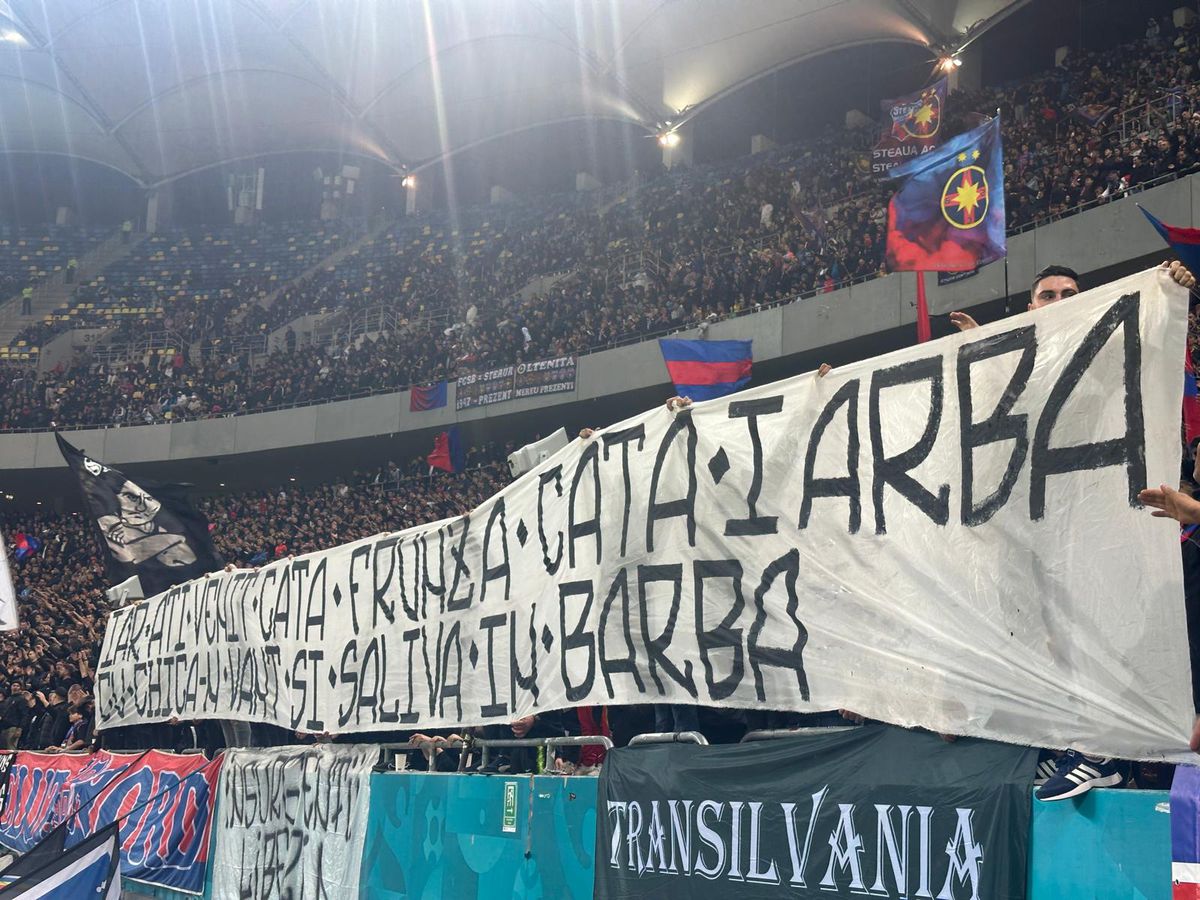 Dezgustător! Derapajul morbid al galeriei roș-albastre » Toate mesajele afișate de galerii la derby-ul FCSB - Rapid