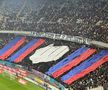 Scenografia vulgară afișată de Peluza Nord și răspunsul ironic al rapidiștilor » Cum a arătat duelul peluzelor la FCSB - Rapid