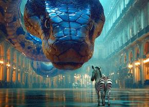 Șarpele înghite zebra! Grafică spectaculoasă înainte de Inter - Juventus