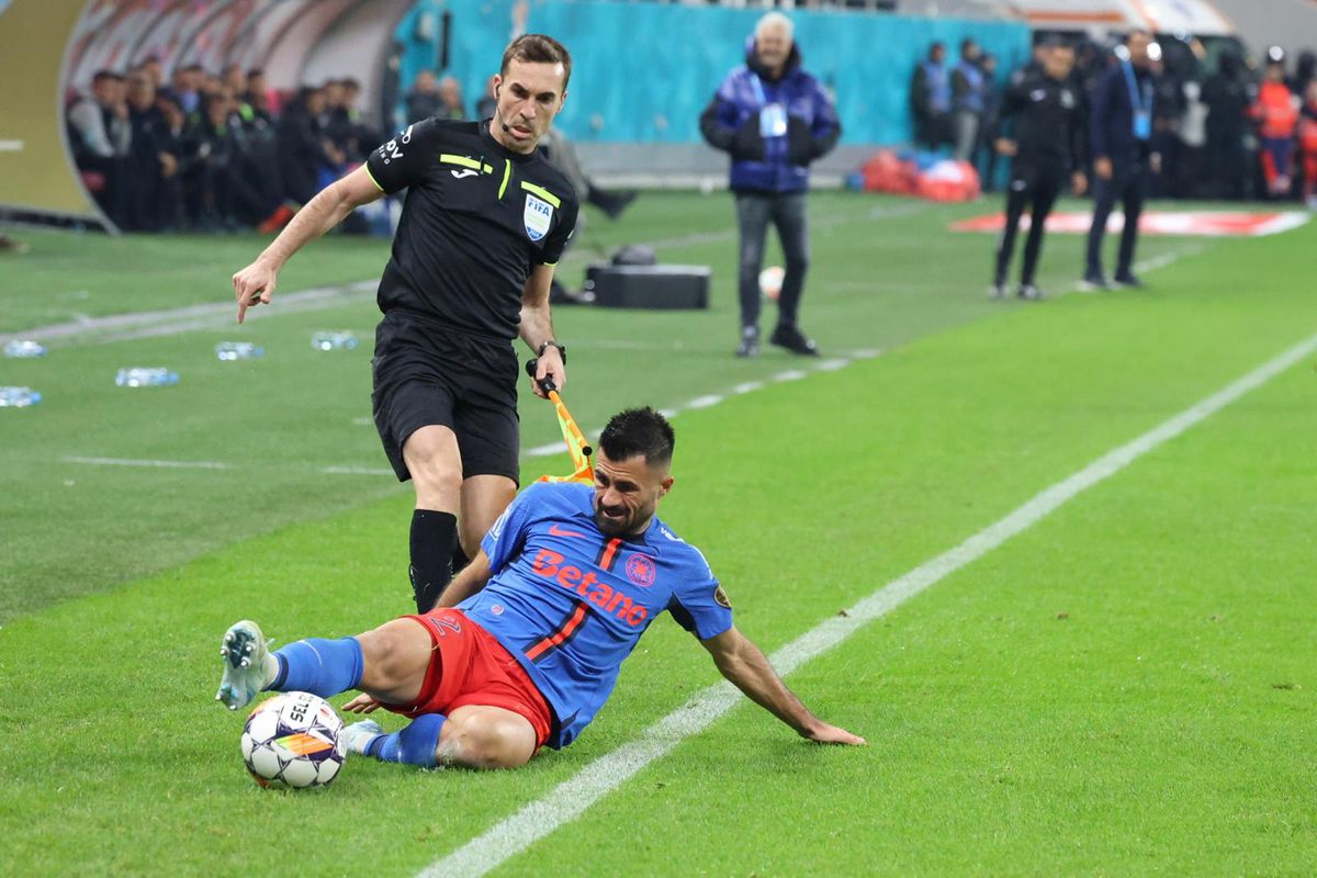 Aaron Boupendza, mulțumit de remiza cu FCSB: „Îi respectăm, sunt campioni. Nu e rău că am luat un punct”