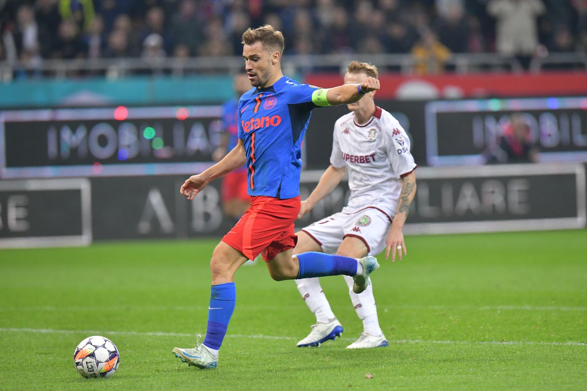 FCSB - Rapid » Mattias Kait a ieșit accidentat