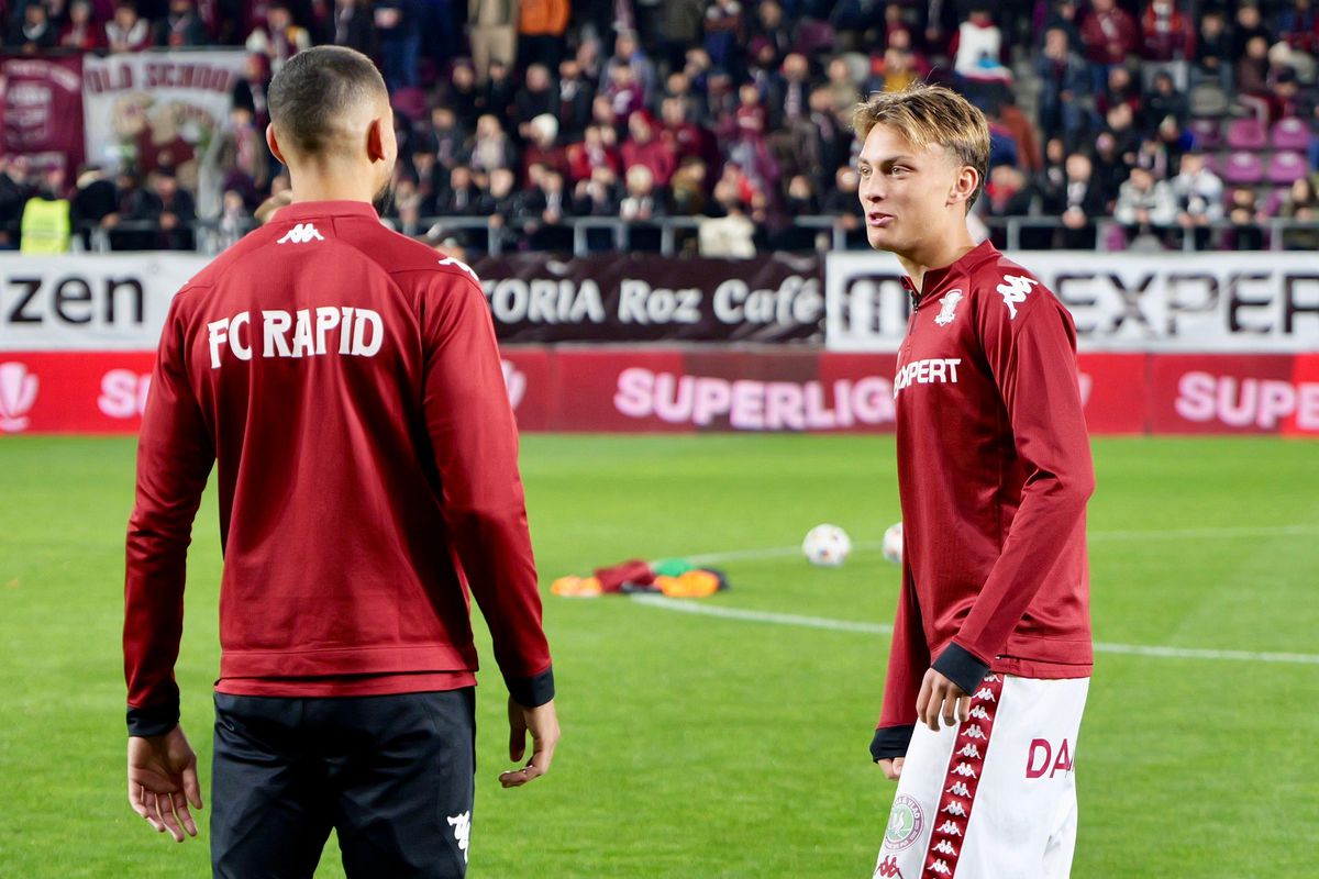 Rapid - Slobozia, imagini înaintea partidei din Giulești