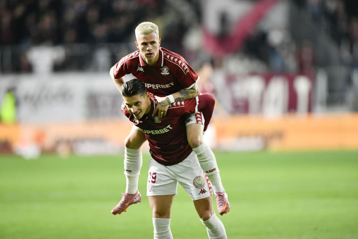 Claudiu Petrila, gol în Rapid - Unirea Slobozia