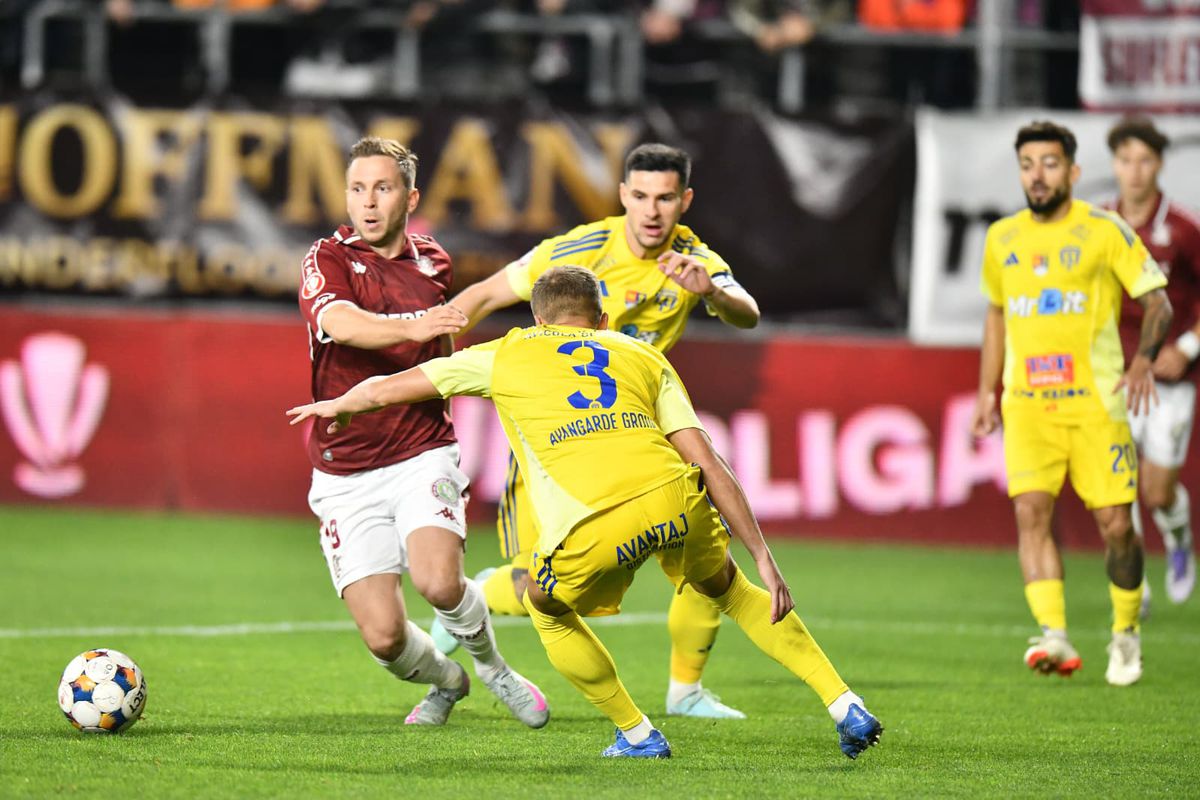 Claudiu Petrila, gol în Rapid - Unirea Slobozia