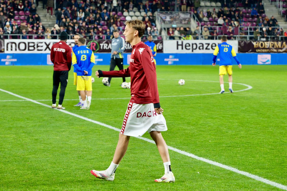 Rapid - Slobozia, imagini înaintea partidei din Giulești