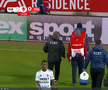 Narcis Ilaș s-a accidentat în FC Botoșani - Hermannstadt. FOTO: captură Prima Sport