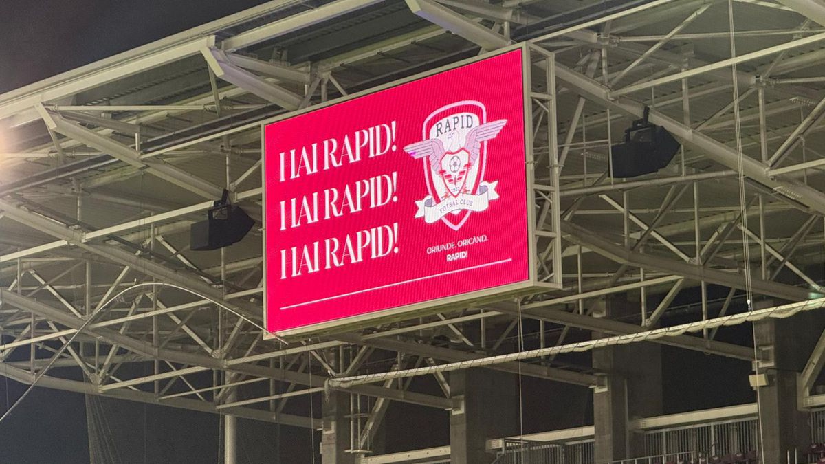 Rapid - Slobozia, imagini înaintea partidei din Giulești