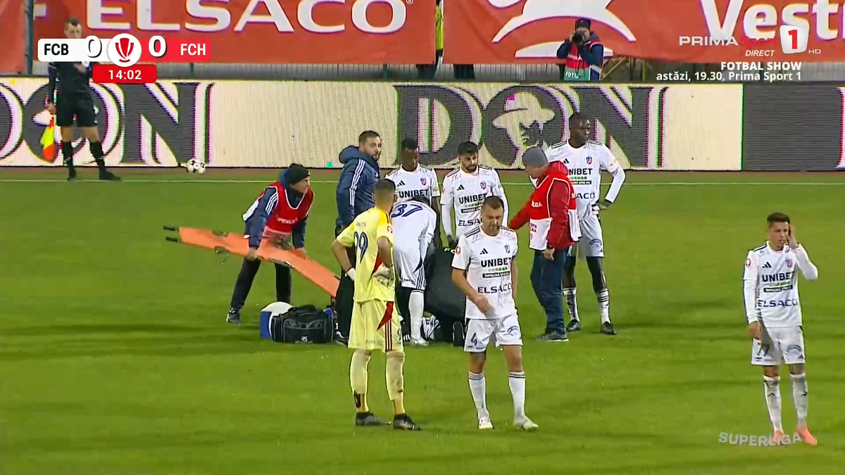 Narcis Ilaș s-a accidentat în FC Botoșani - Hermannstadt