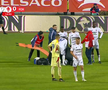 Narcis Ilaș s-a accidentat în FC Botoșani - Hermannstadt. FOTO: captură Prima Sport